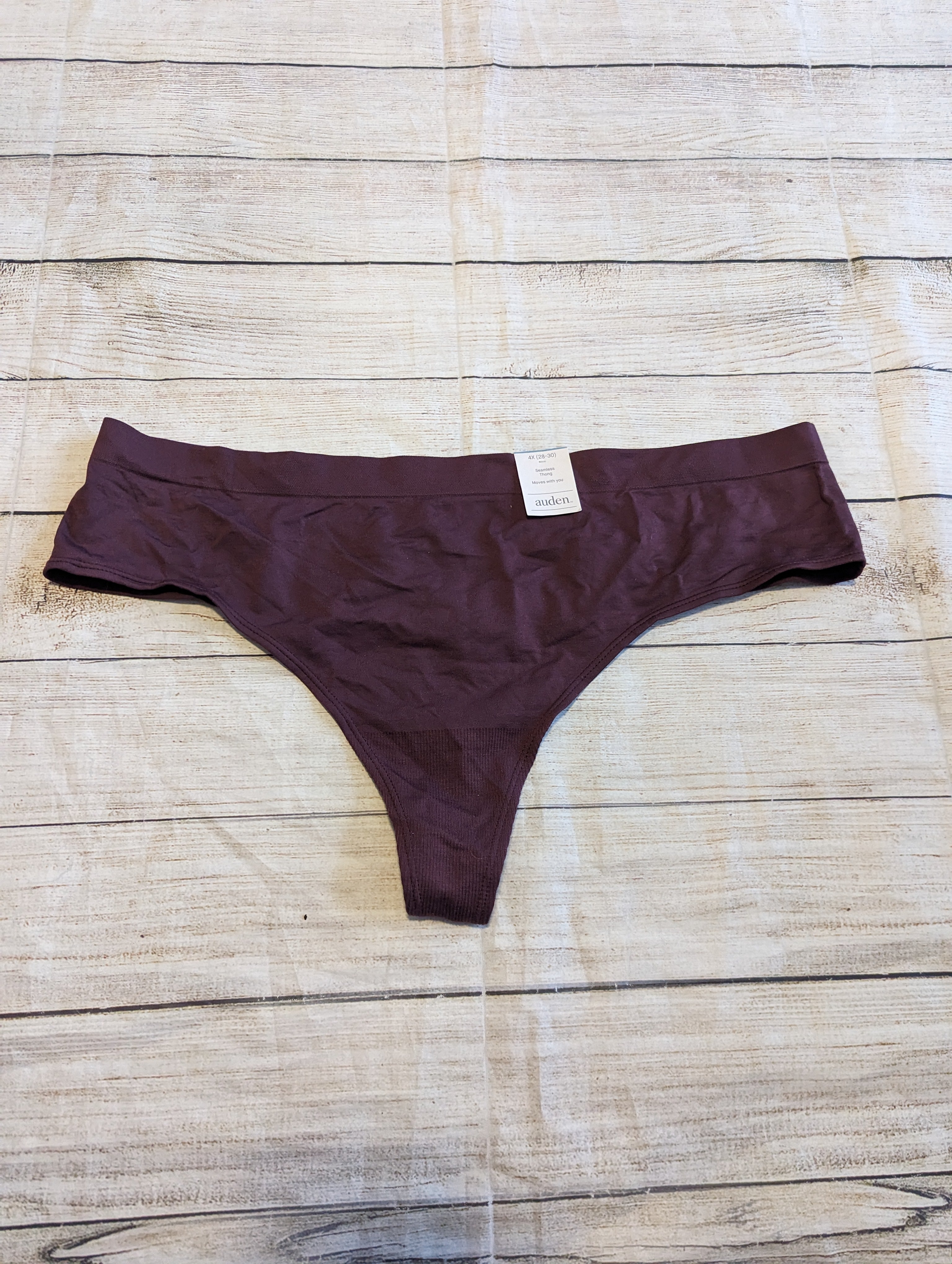 Auden Green Invisible Edge Thong Underwear Women’s Size Small New