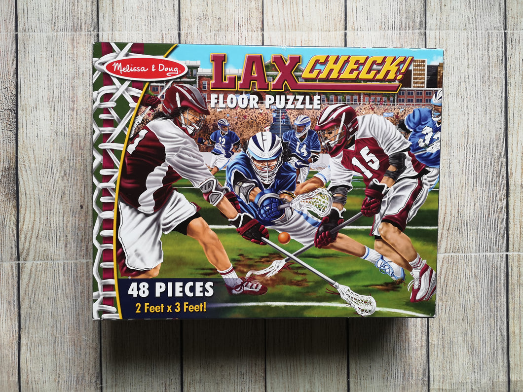 Melissa And Doug LAX CHECK Floor Puzzle