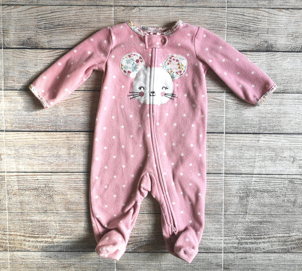 Carter's 3m Fleece Footed PJs