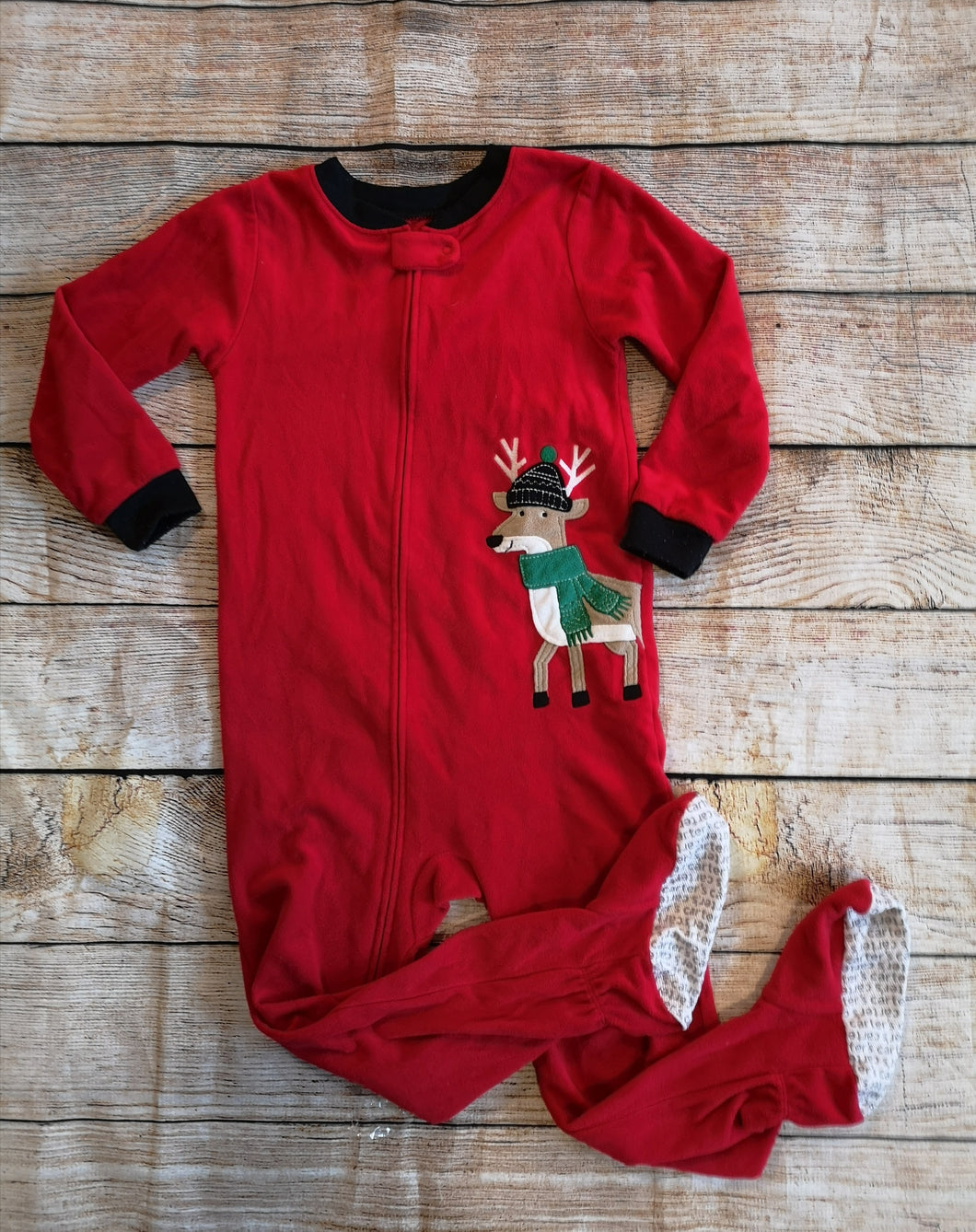 Carter's 4T Fleece Footed PJs