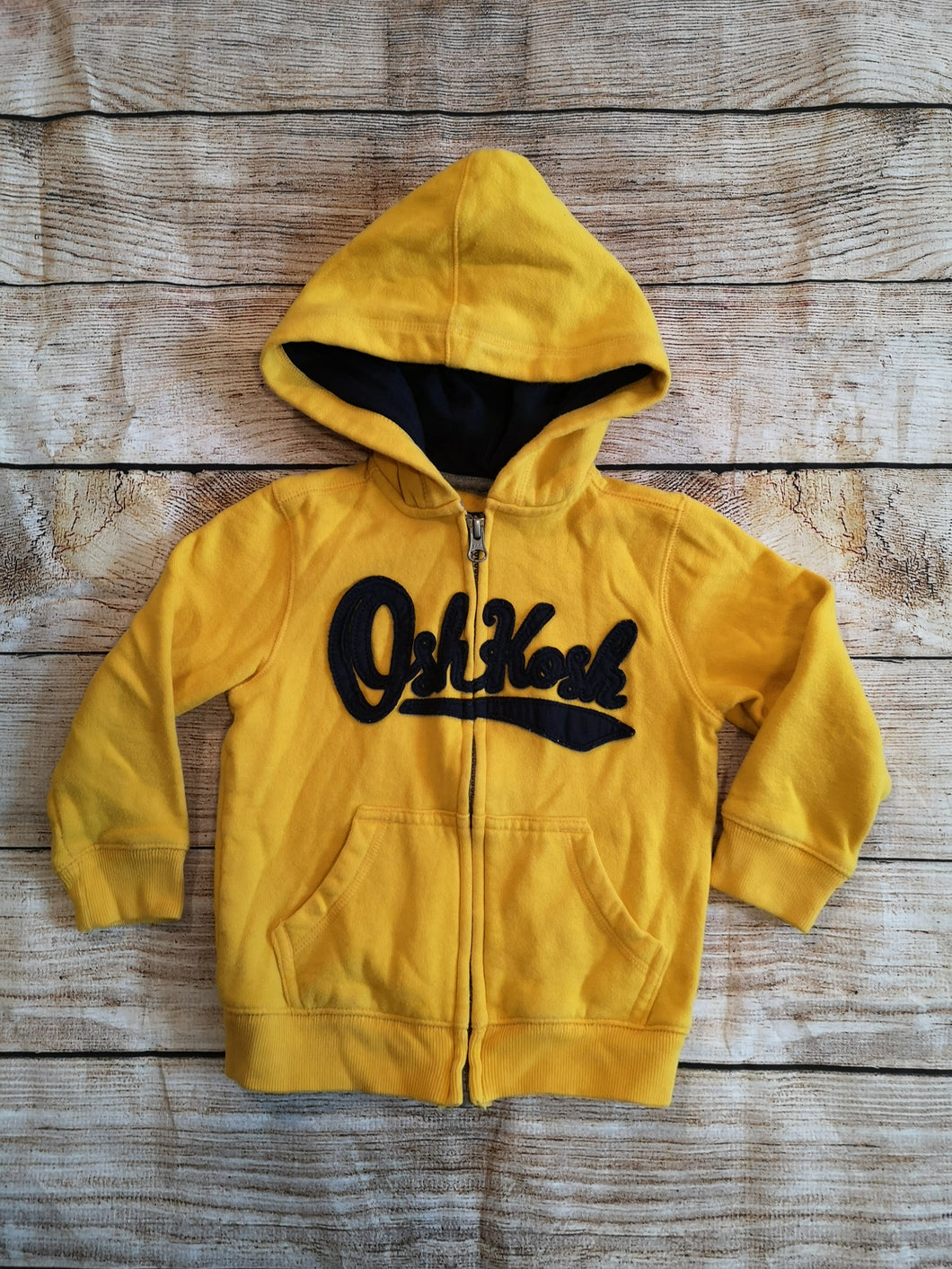 Oshkosh 2T Zip Up Hooded Sweater