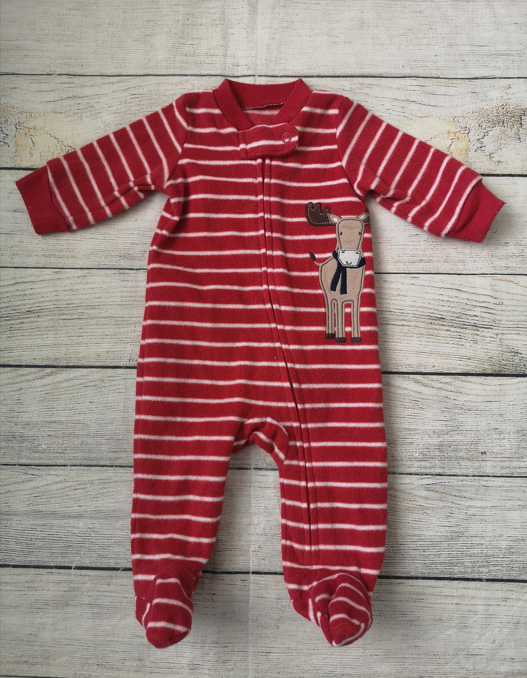 Carter's NB Fleece Footed PJs