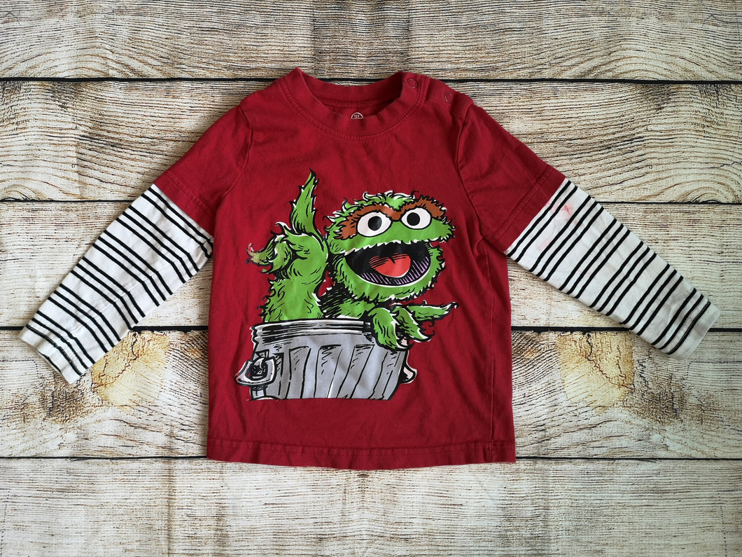 Sesame Street 2T LS Shirt