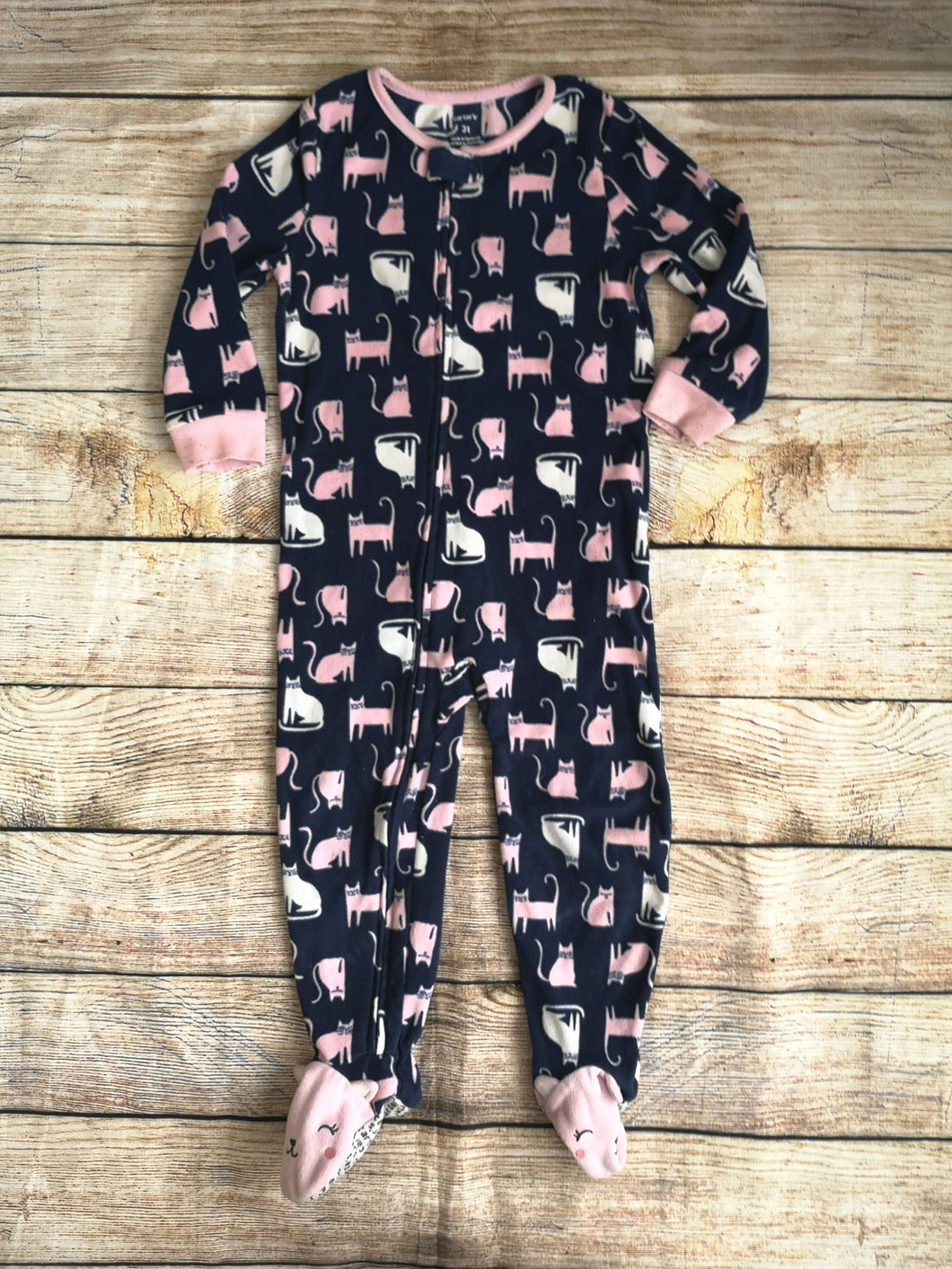 Carter's 3T Fleece Footed PJs