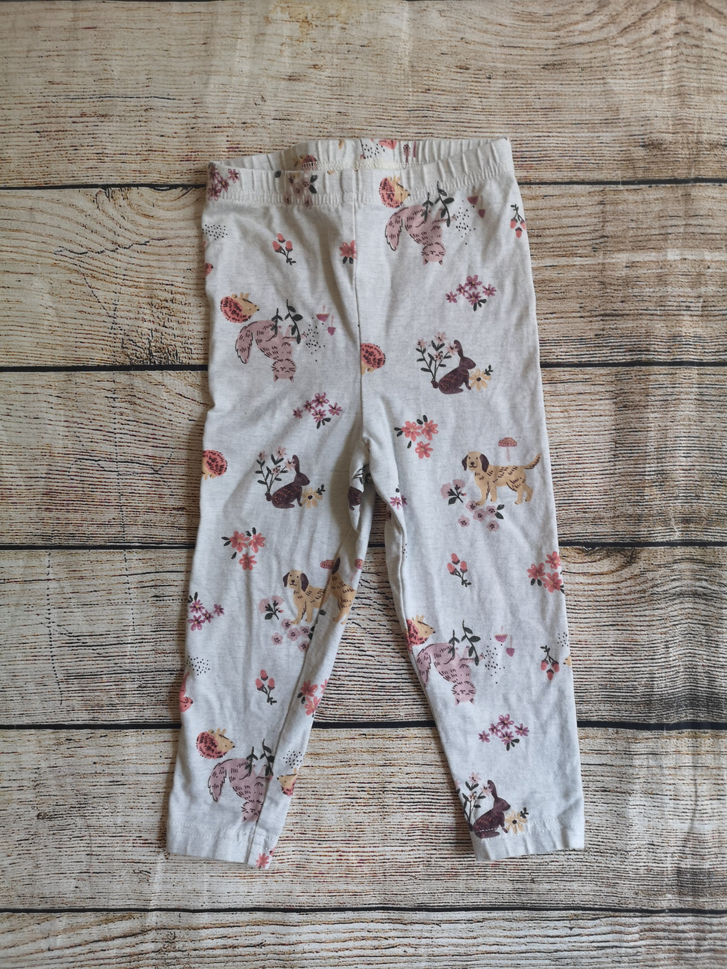 Carters 24M Floral Animal Pants