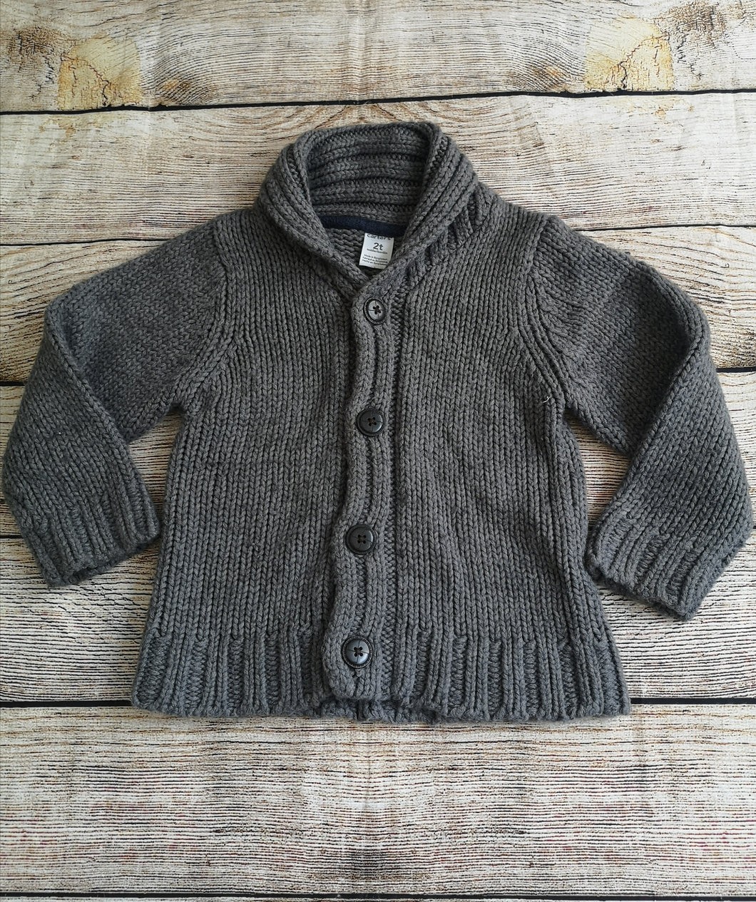 Carters 2T Fleece Button Up Sweater