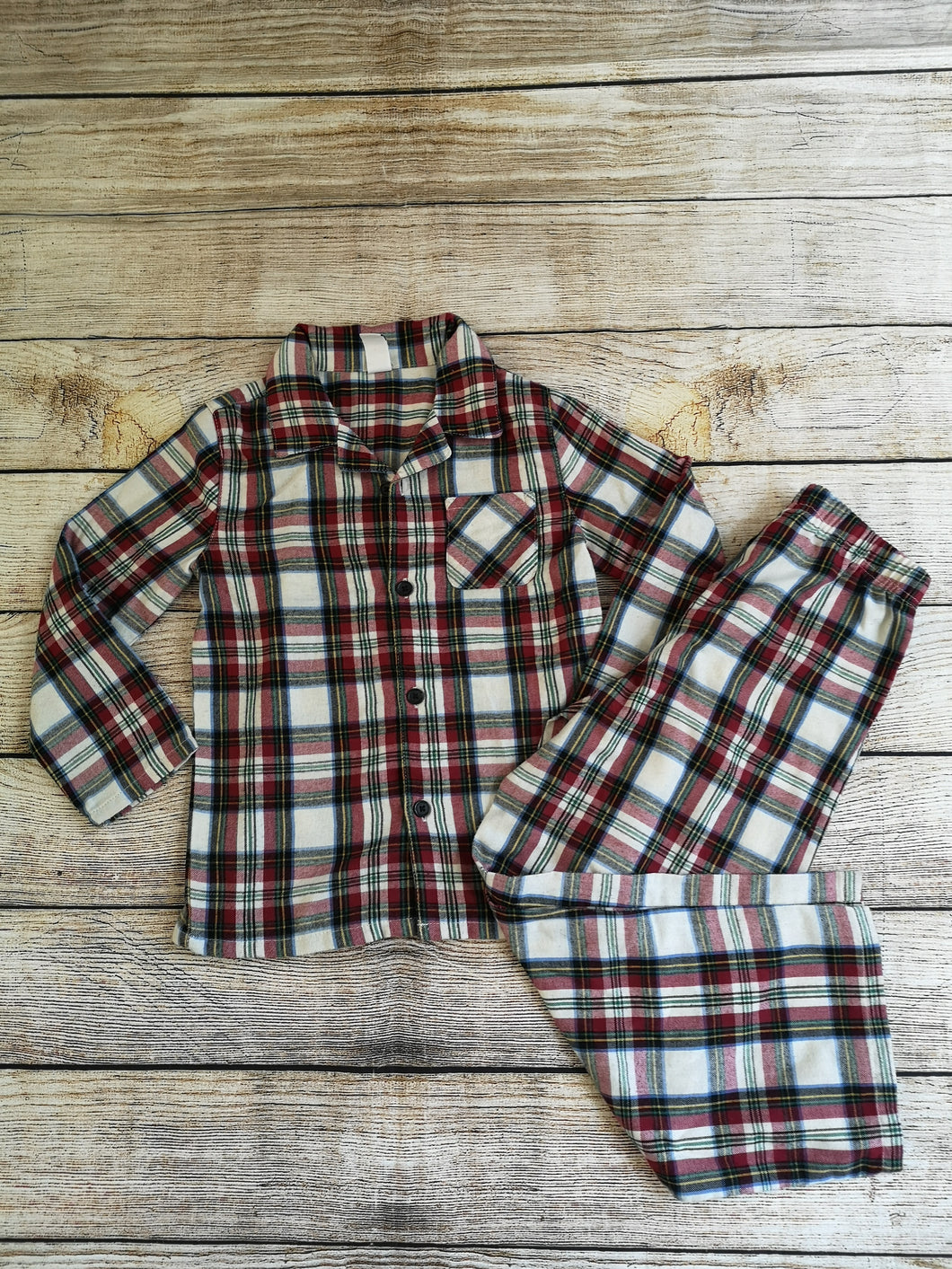 Old Navy 5T Plaid PJs