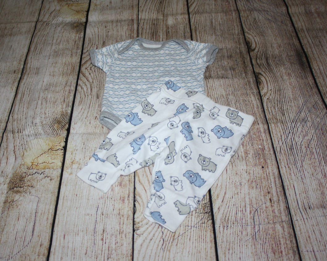 George 0-3M 2Piece Outfit