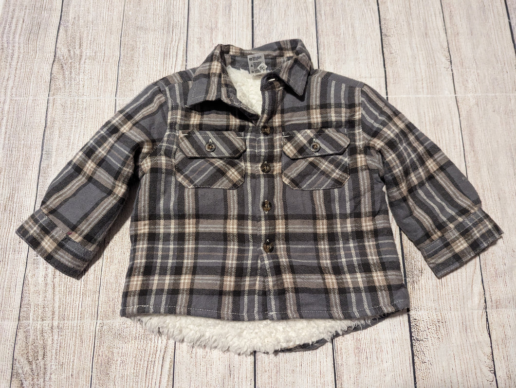 George 6-12M Thick Button Up