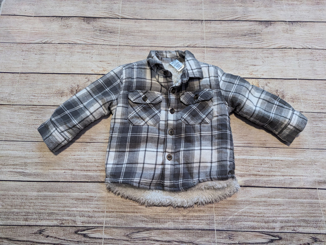 George 12-18M Lined Button Up Shirt