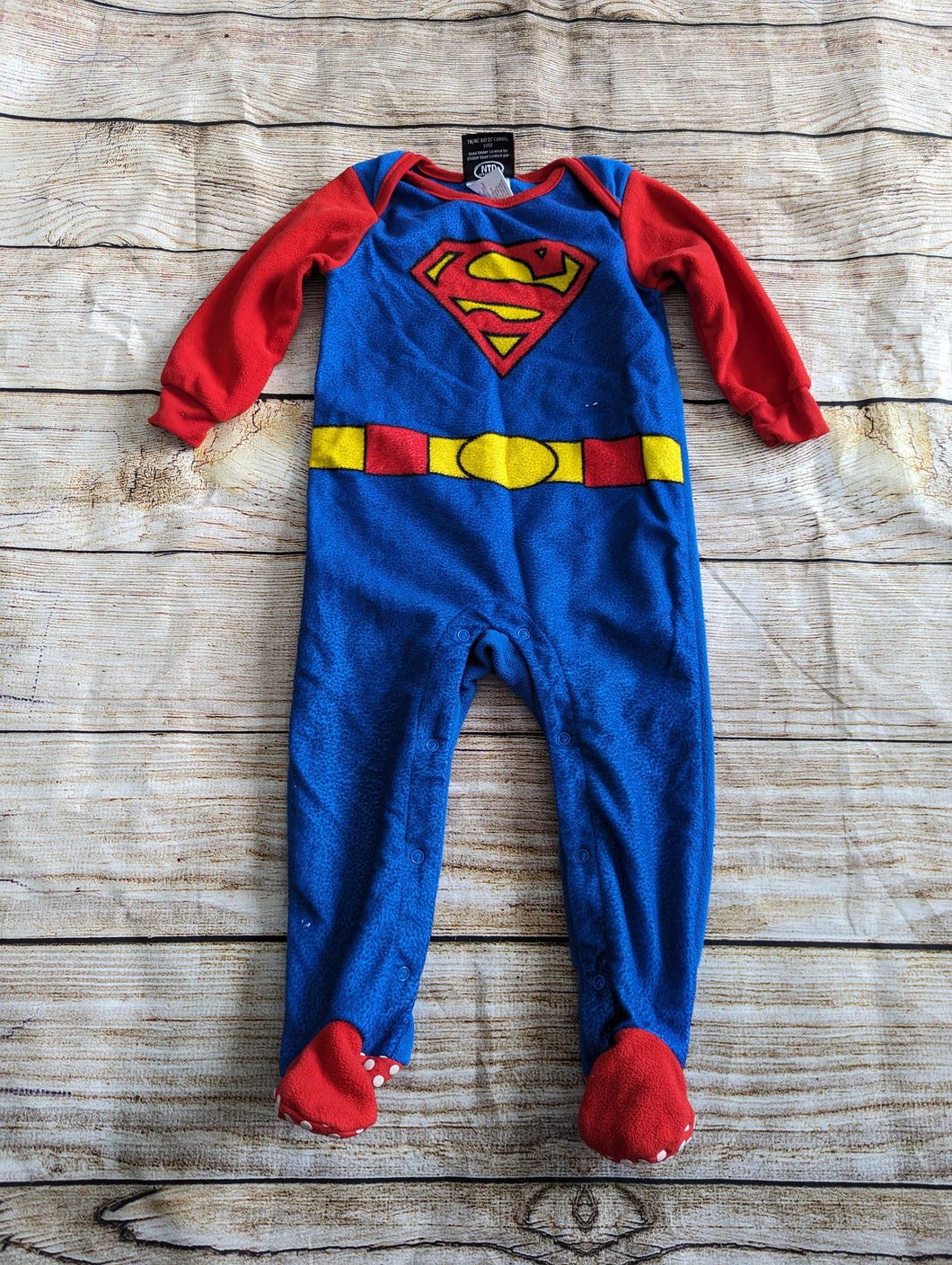 Superman 6-12M Fleece Outfit