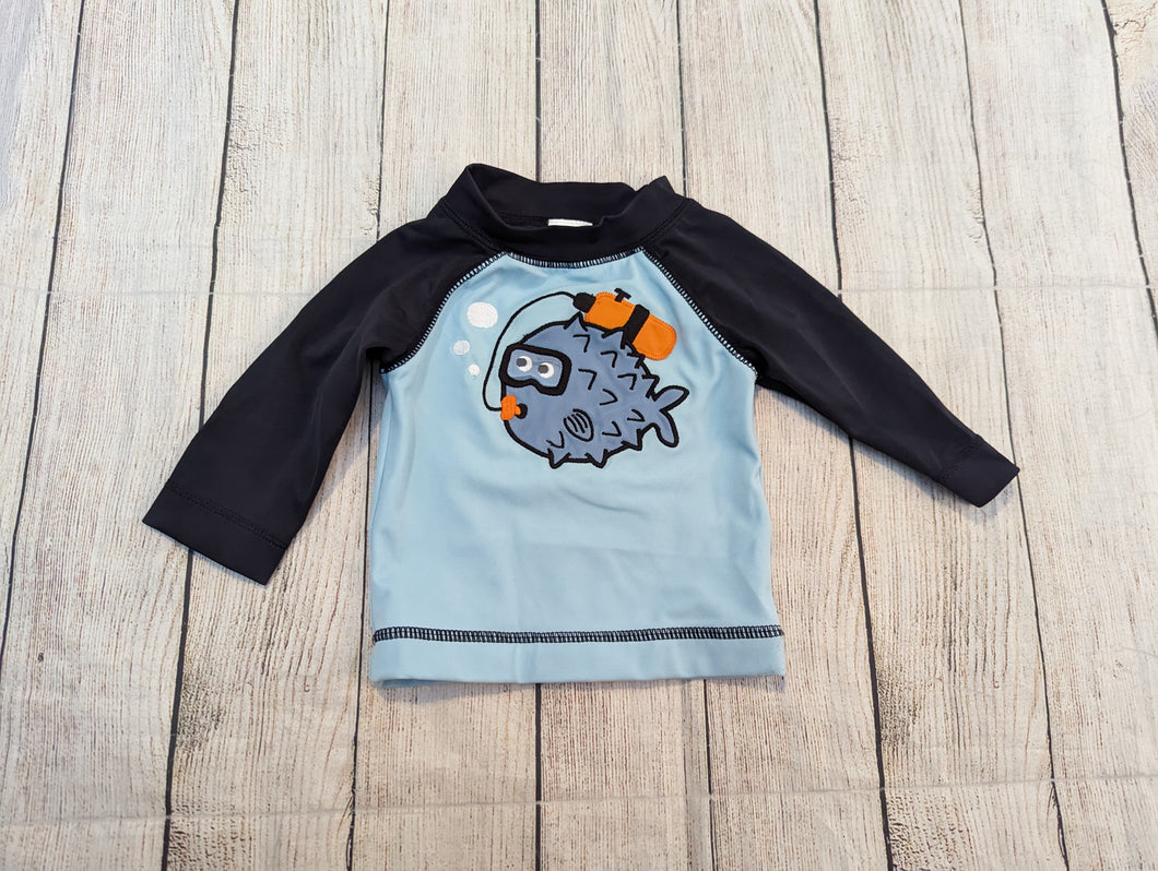 Gymboree 3-6 LS Rash Guard