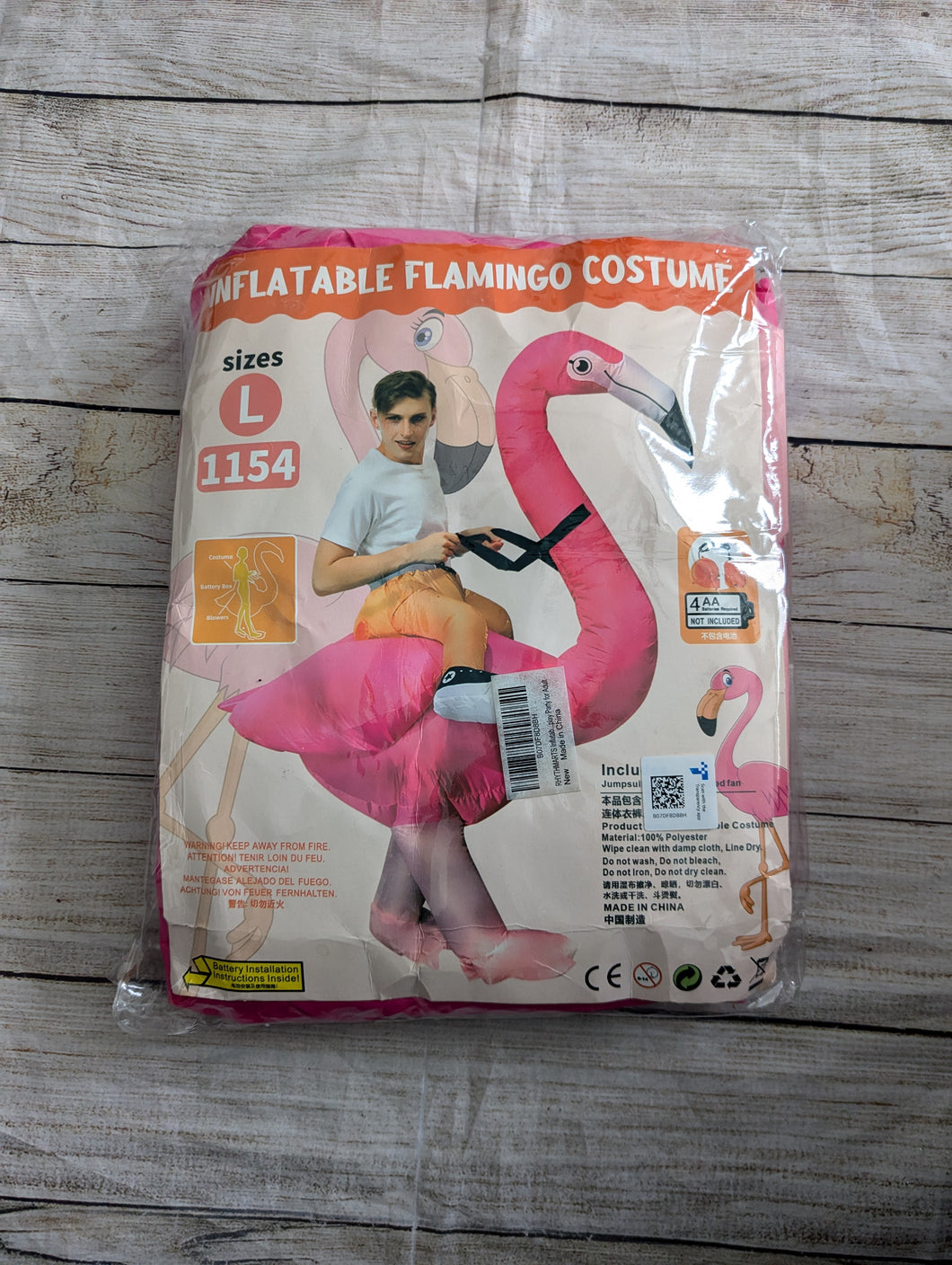 Inflatable Flamingo L Adult Costume