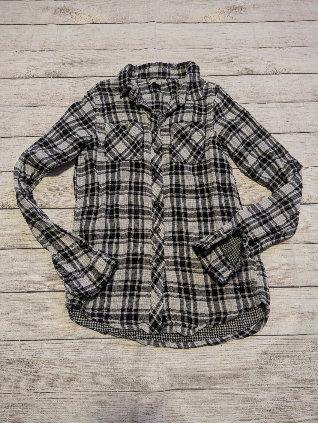 Silver XS Button Up Shirt