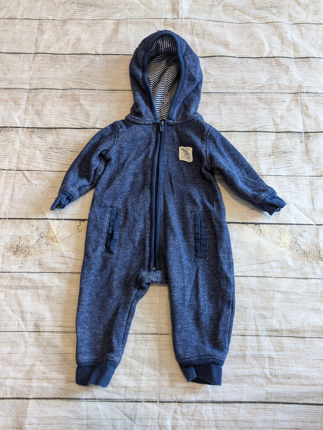 Carters 3M Bear Zip Up Outfit