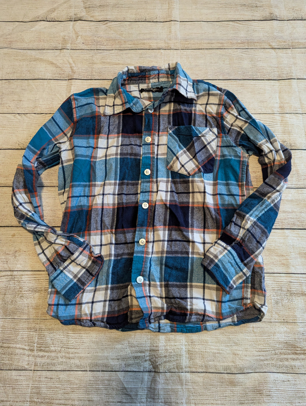 George L Button Flannel Shirt