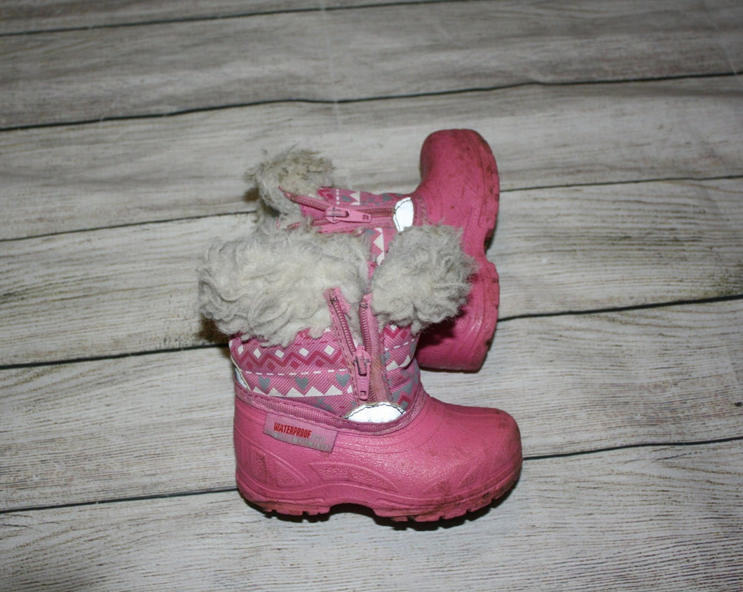 Girls 4 Toddler Winer Boots GUC