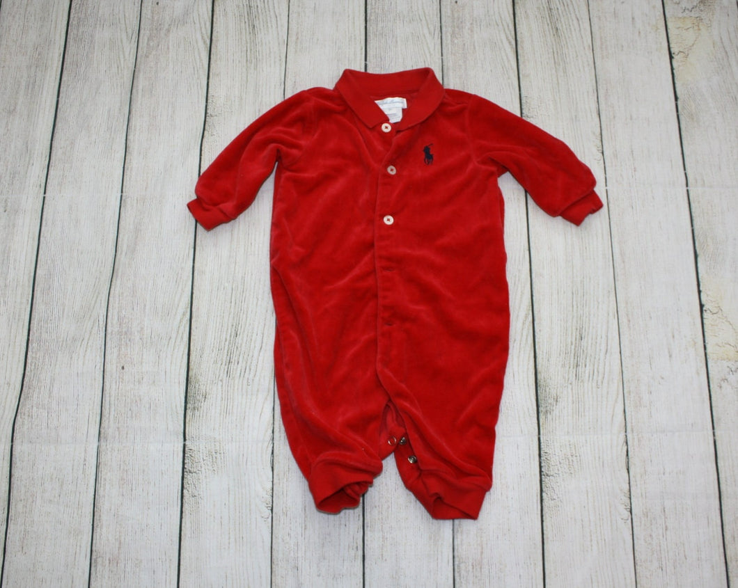 Ralph Lauren 3m Velour Onesie