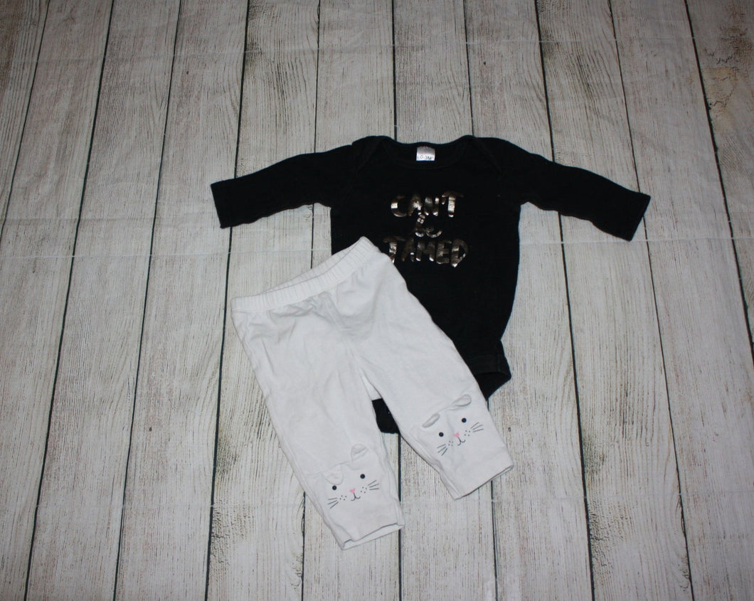 George  0-3M 2Piece Outfit