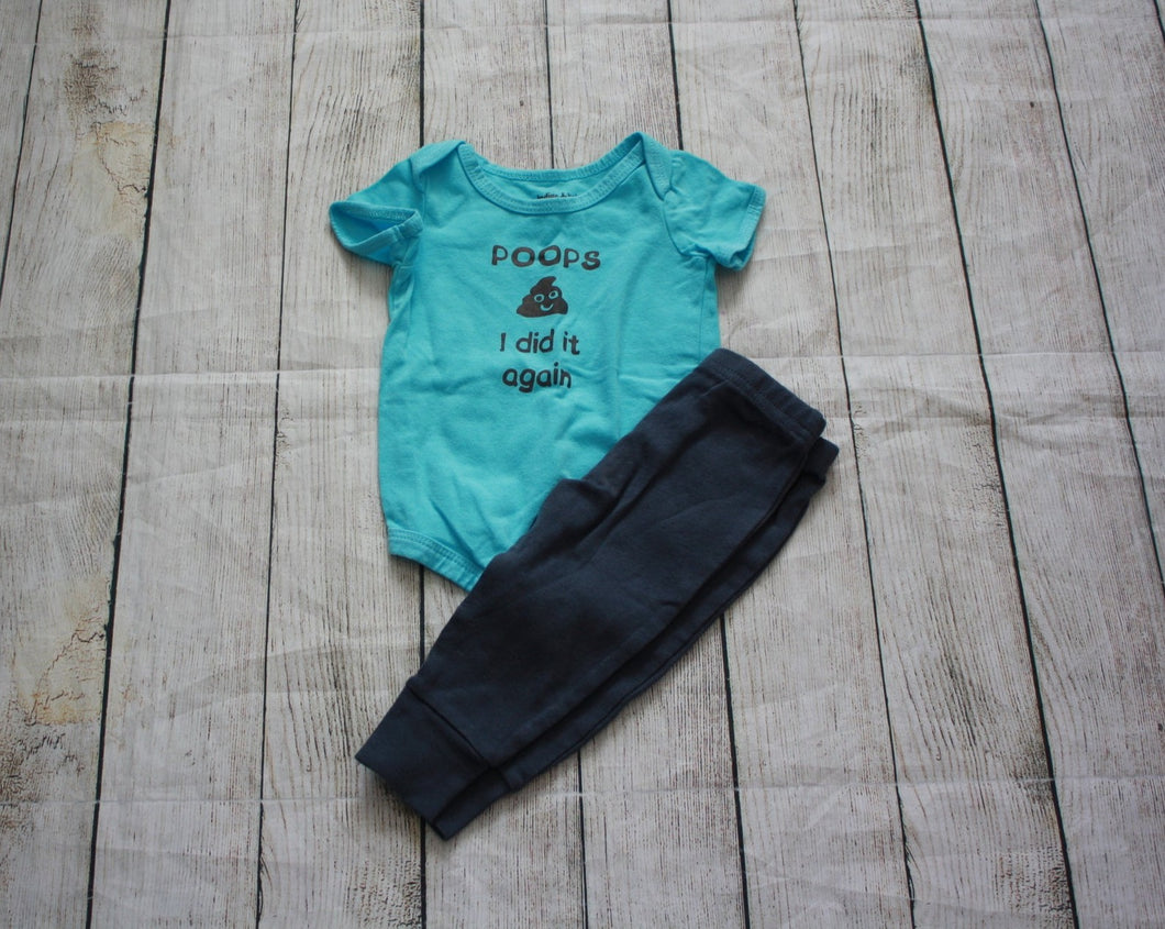 Boy's 3-6M 2Piece Outfit