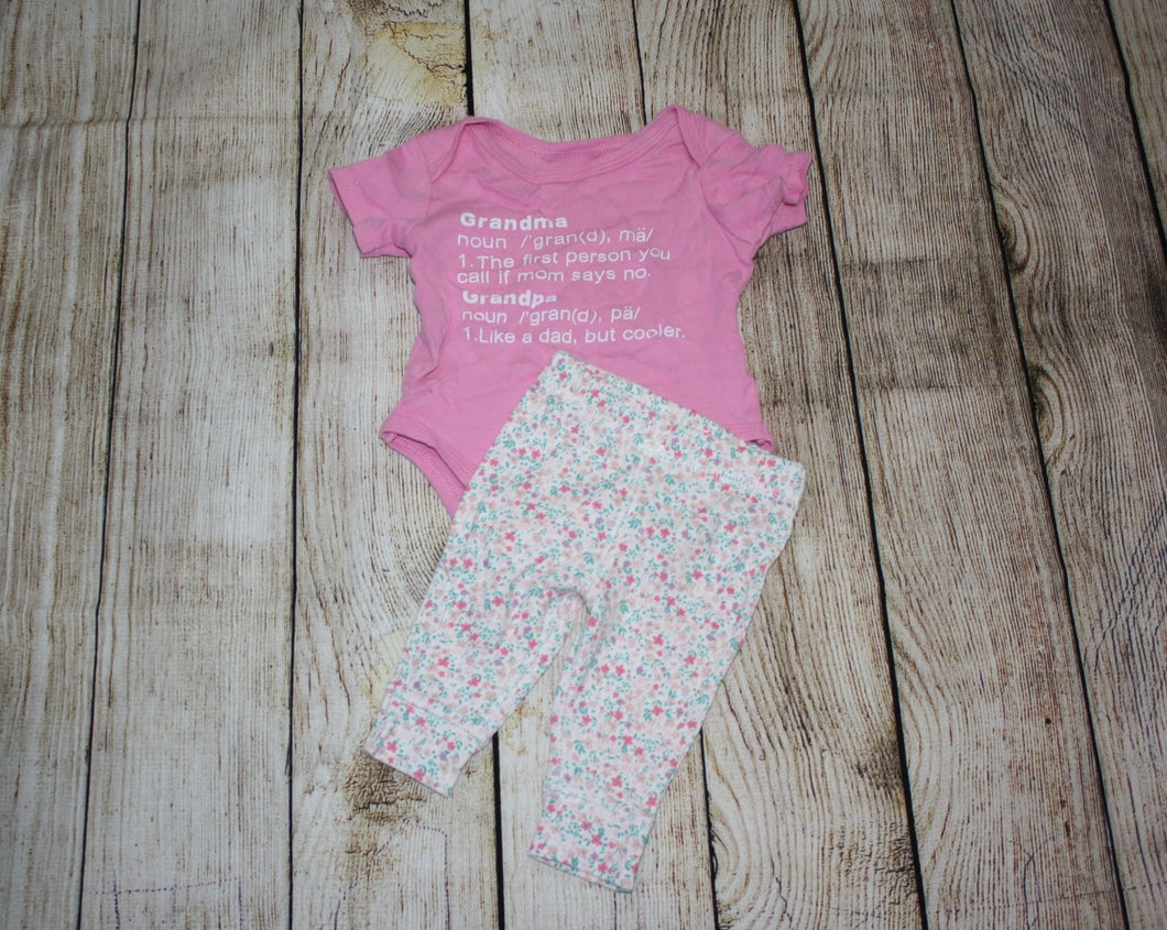 Girl's 3-6M 2Piece Outfit