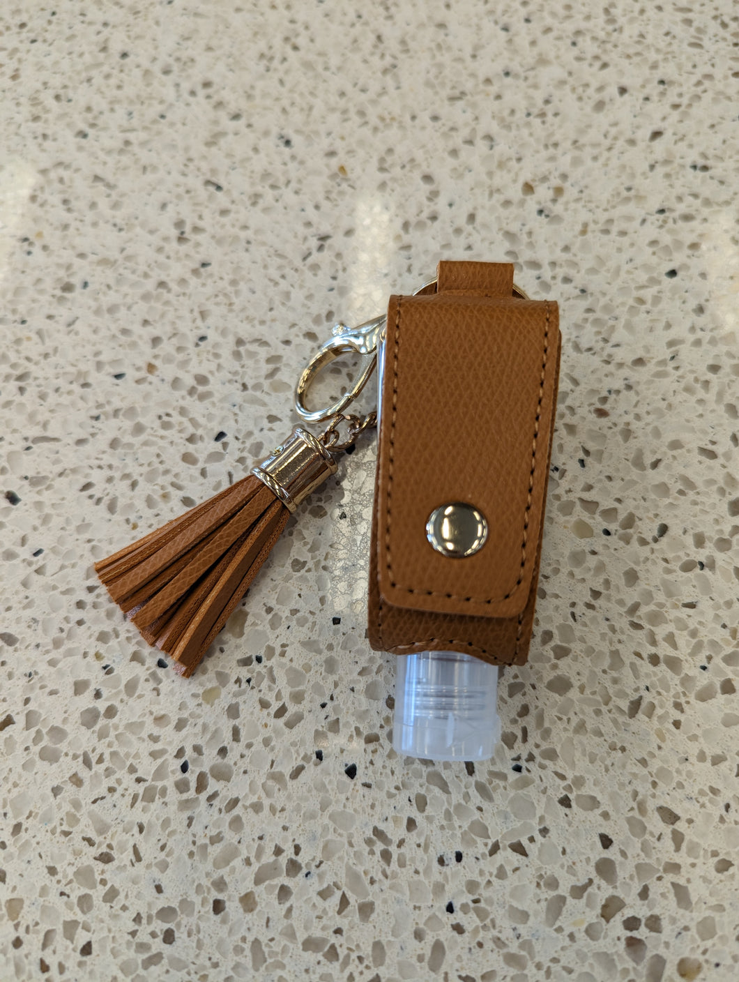 Hand Santizer Key Chain-Caramel